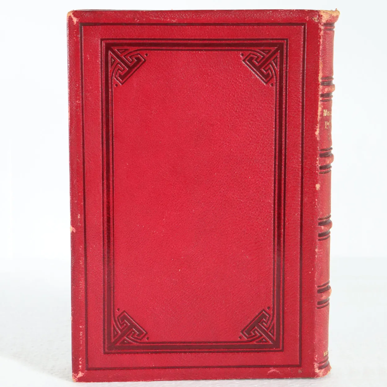 Leather Bound Book: The Poetical Works of Mrs. Hemans by Felicia Hemans