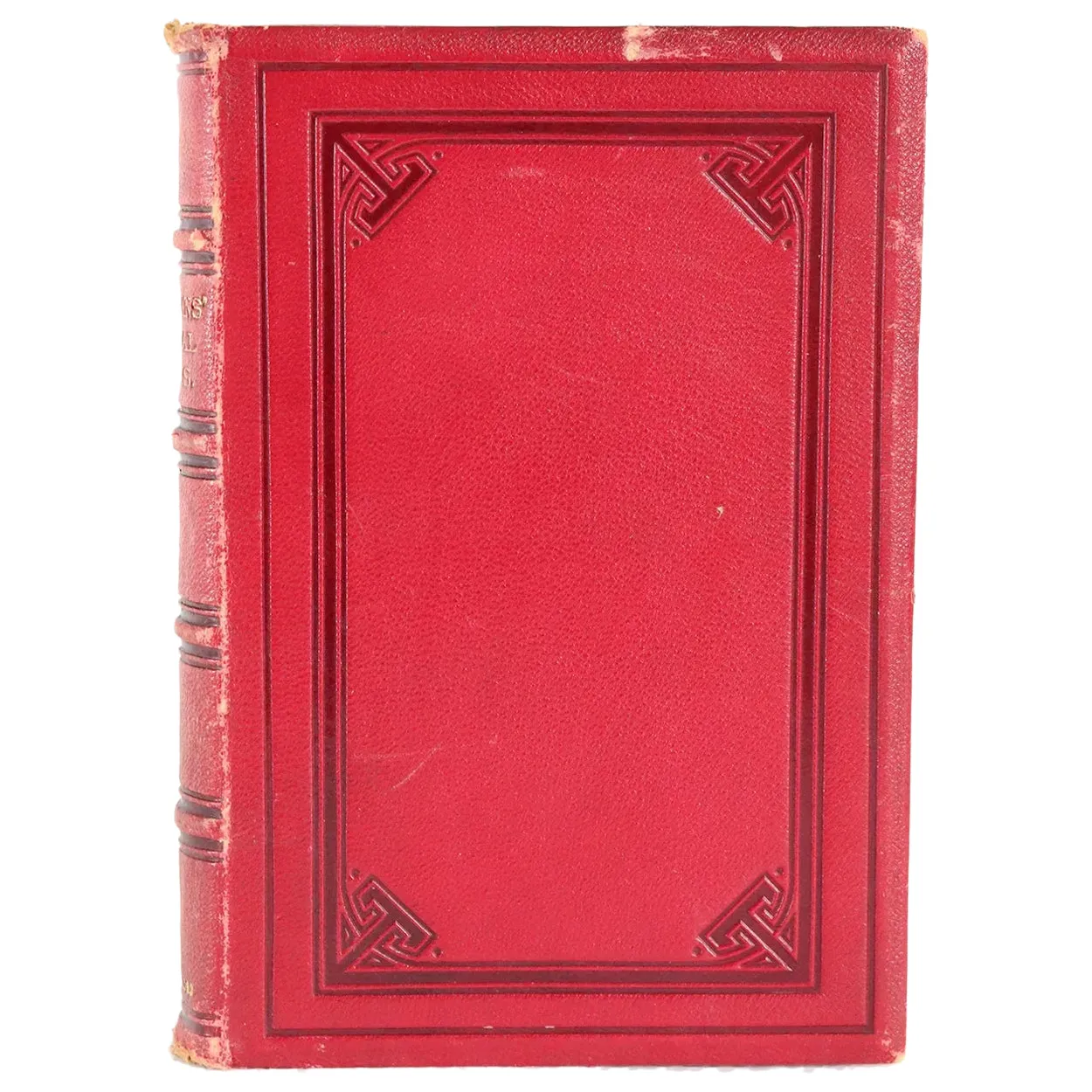 Leather Bound Book: The Poetical Works of Mrs. Hemans by Felicia Hemans
