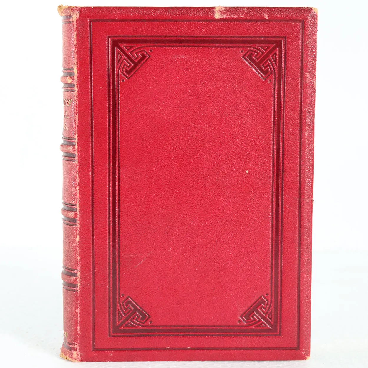 Leather Bound Book: The Poetical Works of Mrs. Hemans by Felicia Hemans