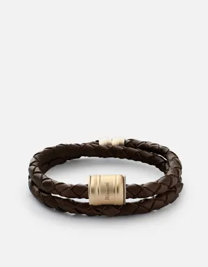 Leather Casing, Matte Gold