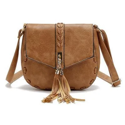 Leather Crossbody With Tassel