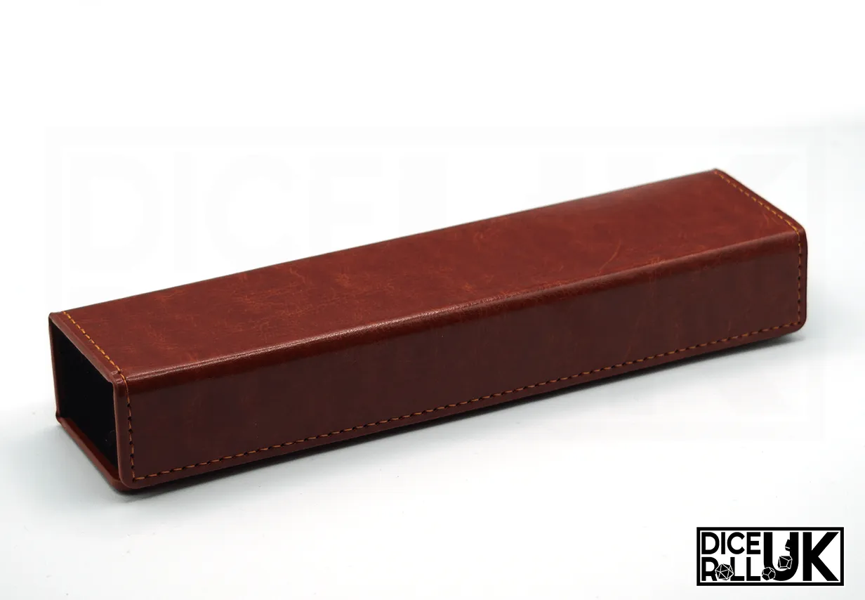 Leather Dice Box - Brown