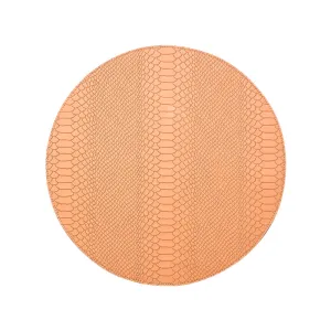 Leather Round Placemats - Set of 2