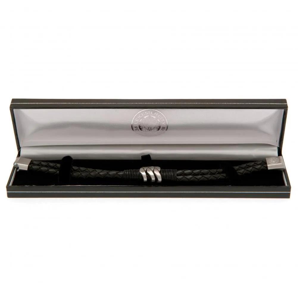 Leicester City FC Leather Bracelet