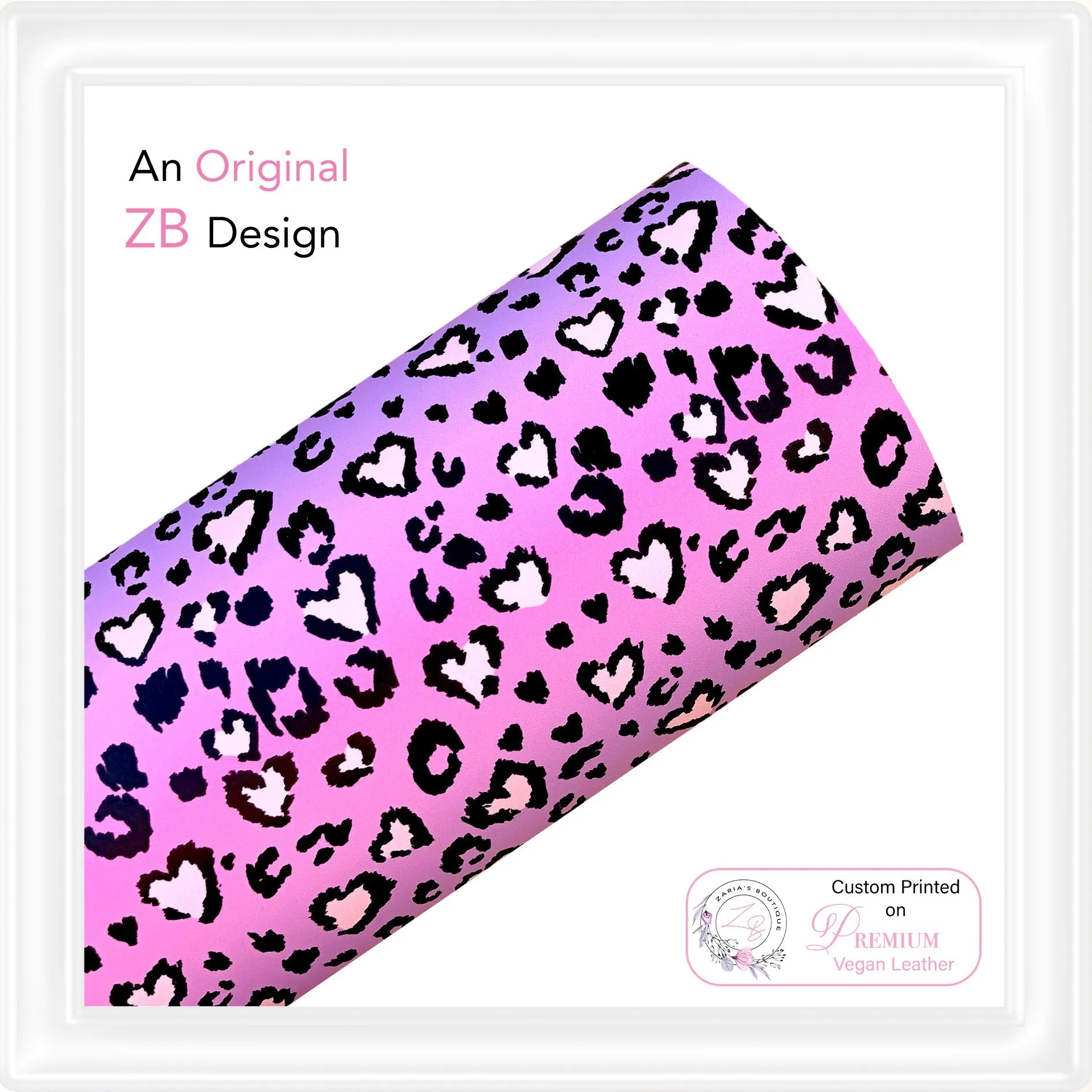 ⋅ Leopard Love ⋅ Exclusive Premium Vegan Faux Leather ⋅