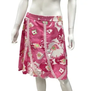 Lilly Pulitzer Skirt Women’s Size 4 Cotton A-Line in Sonia Pink Print
