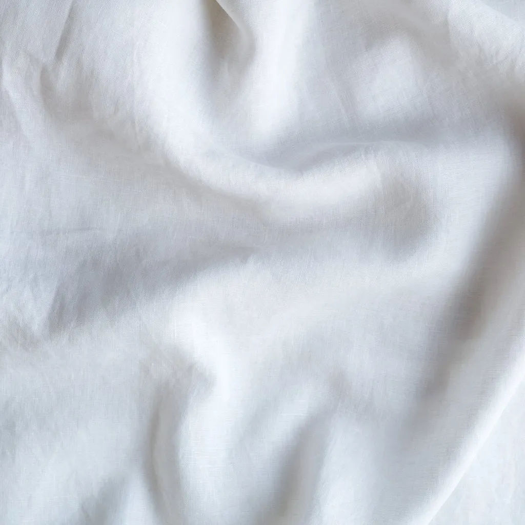 Linen Standard Sham - White