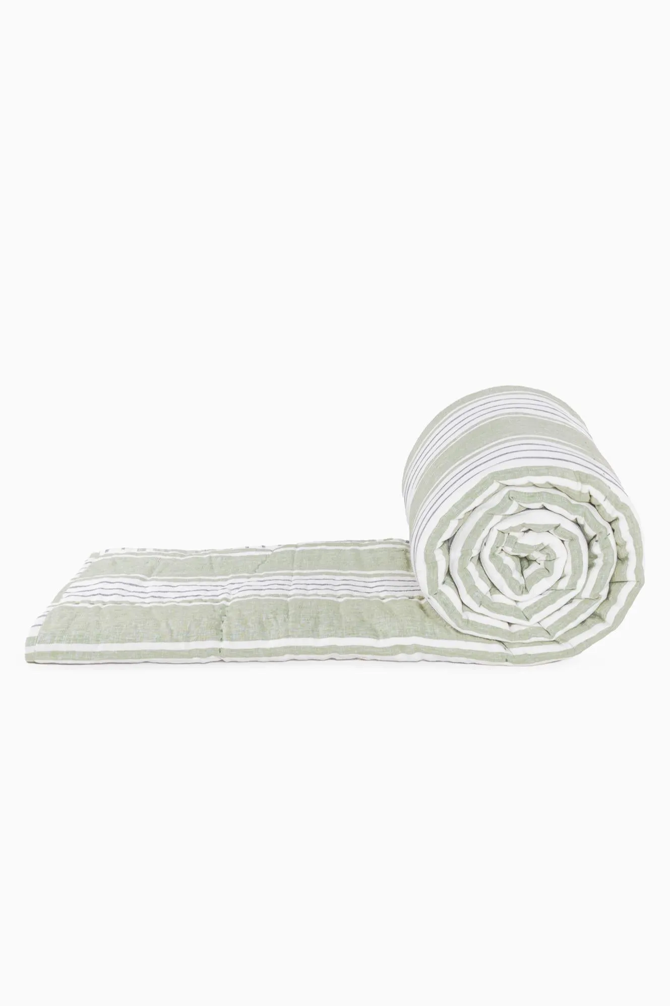 Linen Zen Hand Quilted Quilt-Yellow Zen