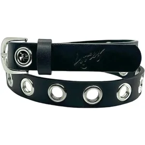 Loosey Mini Grommet Belt Black