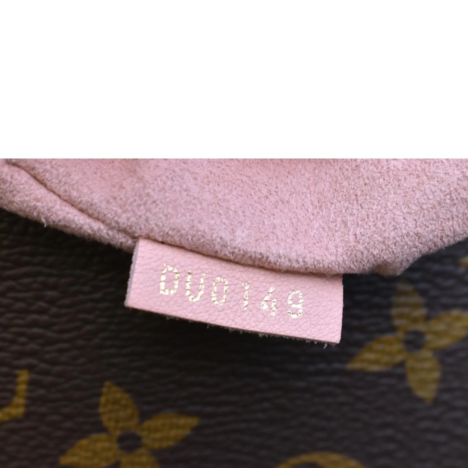 LOUIS VUITTON Locky BB Monogram Canvas Crossbody Bag Rose Poudré