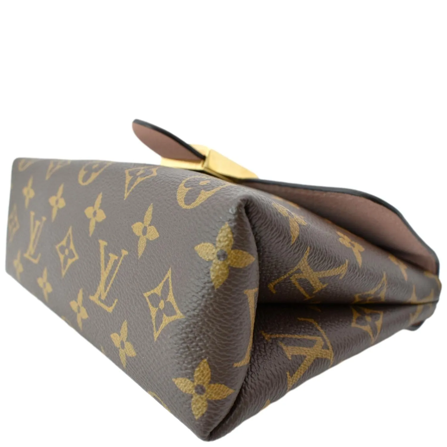 LOUIS VUITTON Locky BB Monogram Canvas Crossbody Bag Rose Poudré