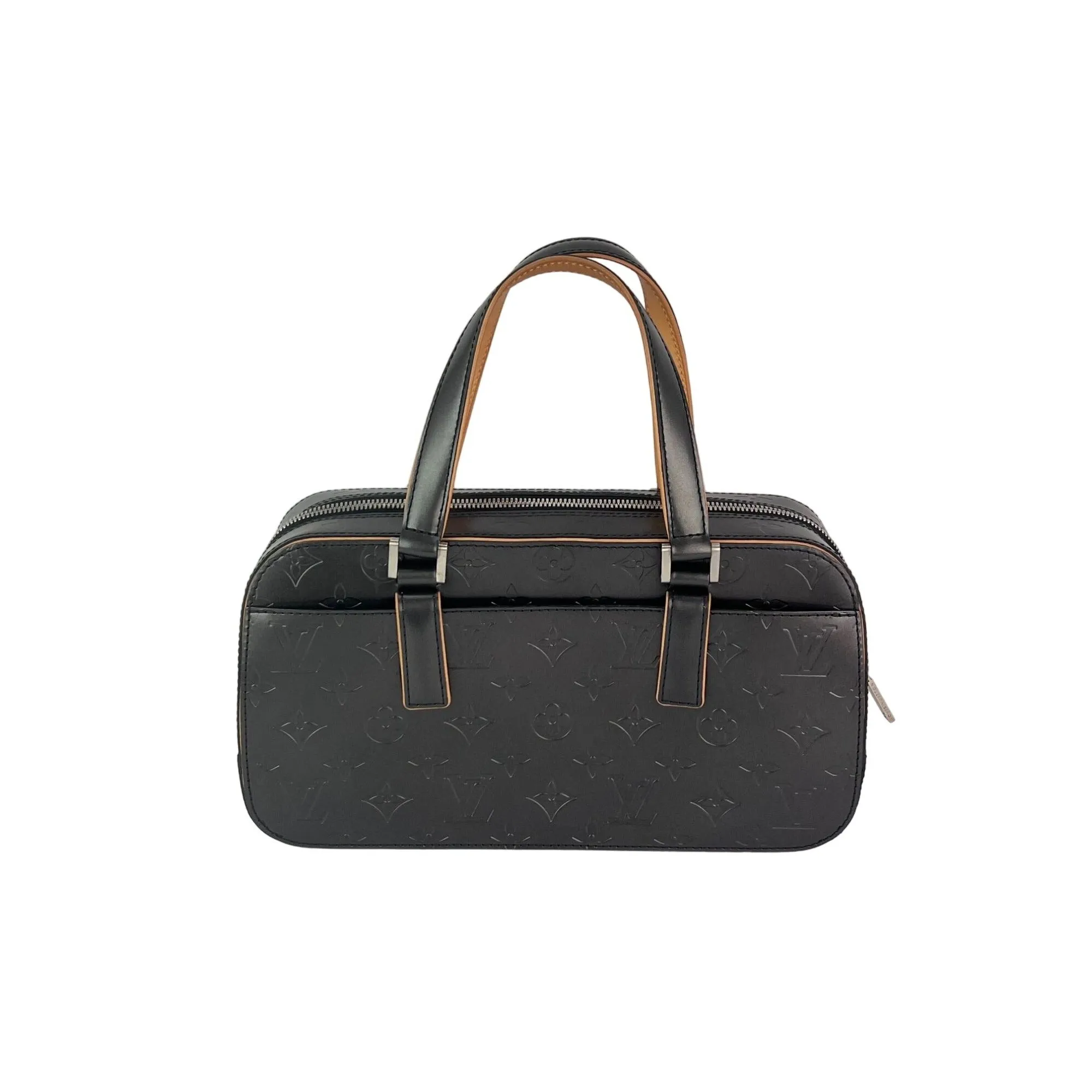 Louis Vuitton Mat Monogram Shelton Black Hand Bag
