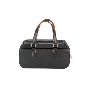Louis Vuitton Mat Monogram Shelton Black Hand Bag