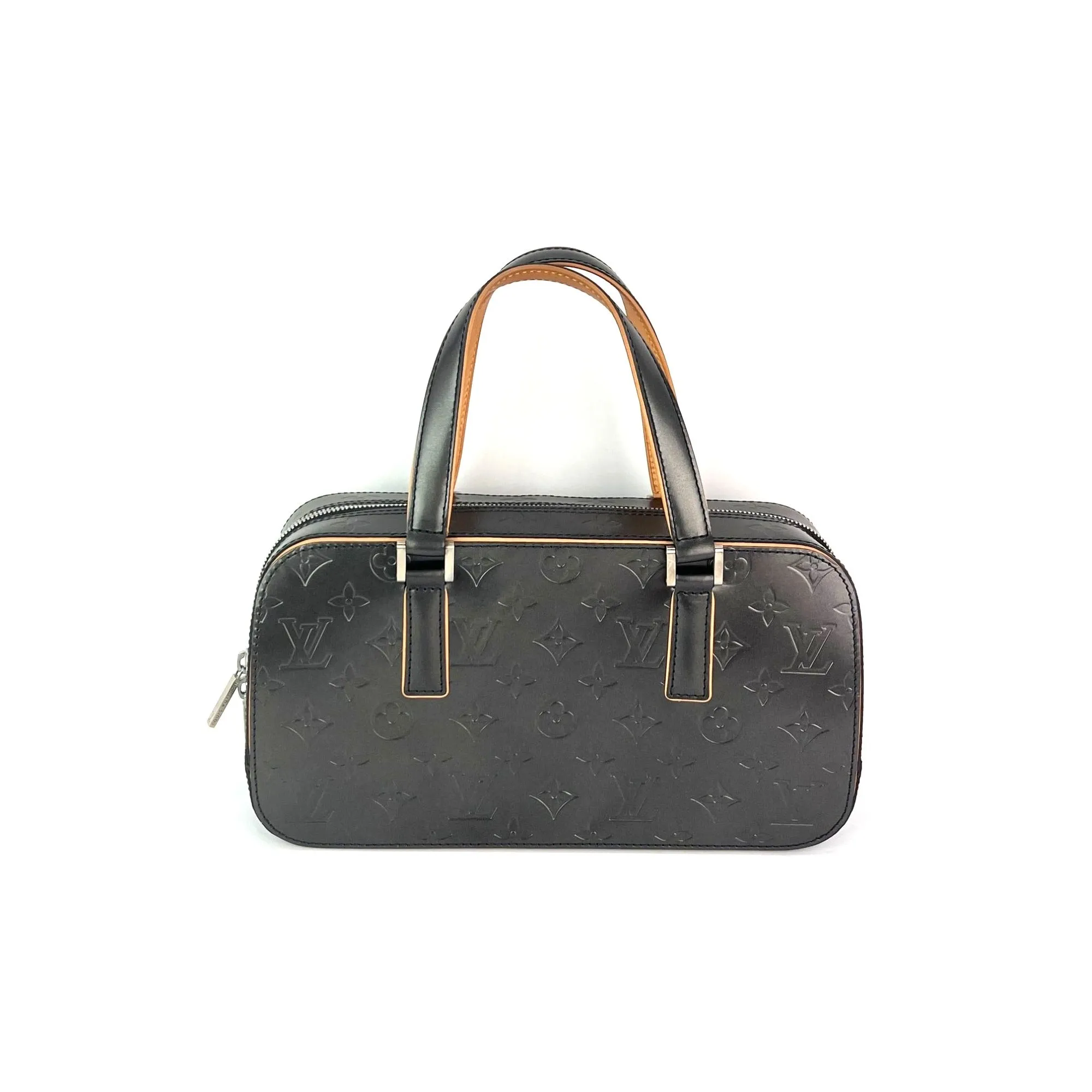 Louis Vuitton Mat Monogram Shelton Black Hand Bag