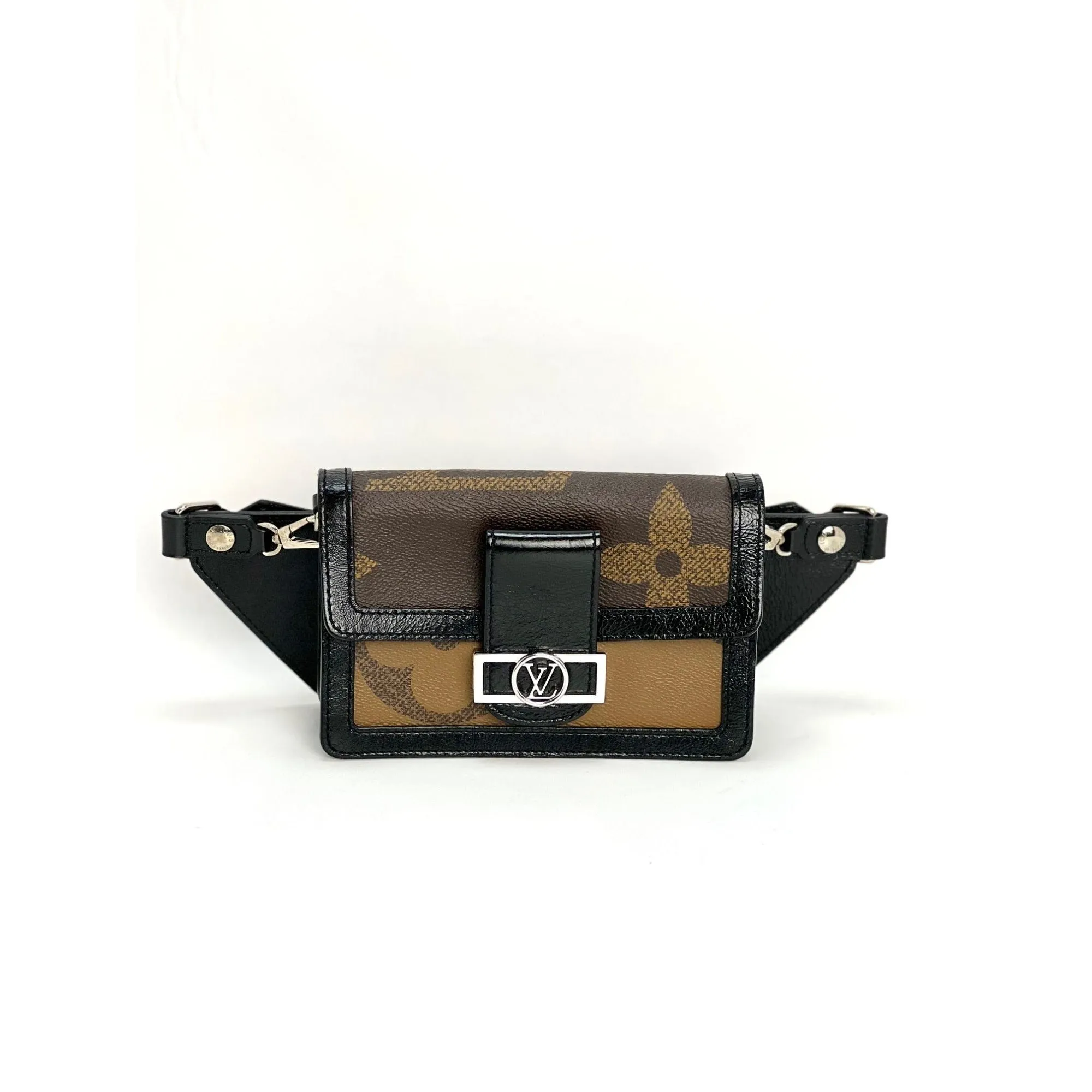 LOUIS VUITTON Reverse Giant Monogram Dauphine Belt Bumbag Clutch