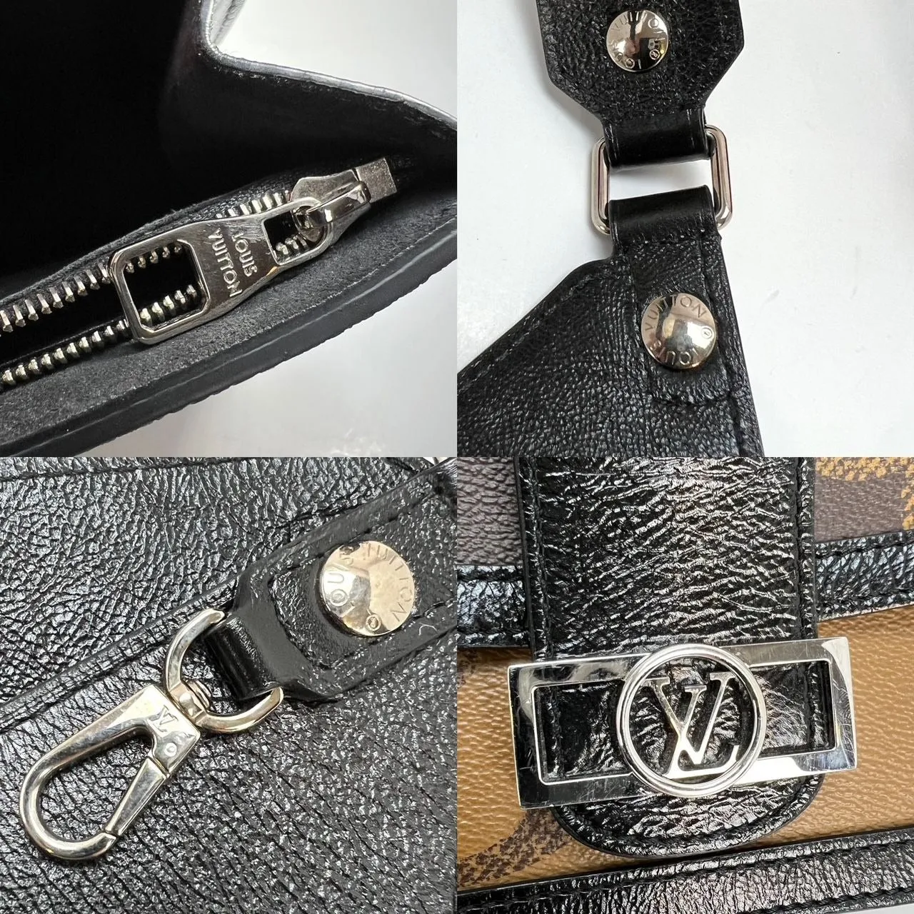 LOUIS VUITTON Reverse Giant Monogram Dauphine Belt Bumbag Clutch