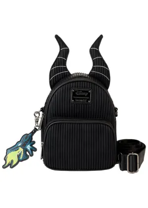 Loungefly Disney Sleeping Beauty Villains Malificent Shoulderbag Backpack Black