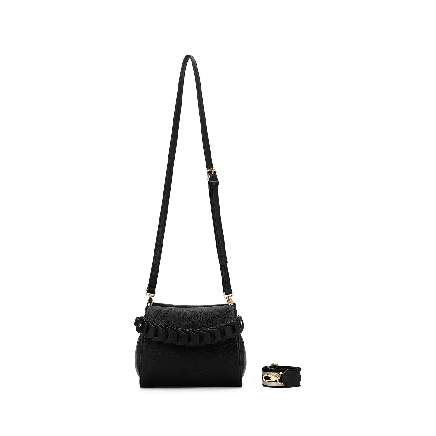 Lua Plait 3 Compartment Handbag