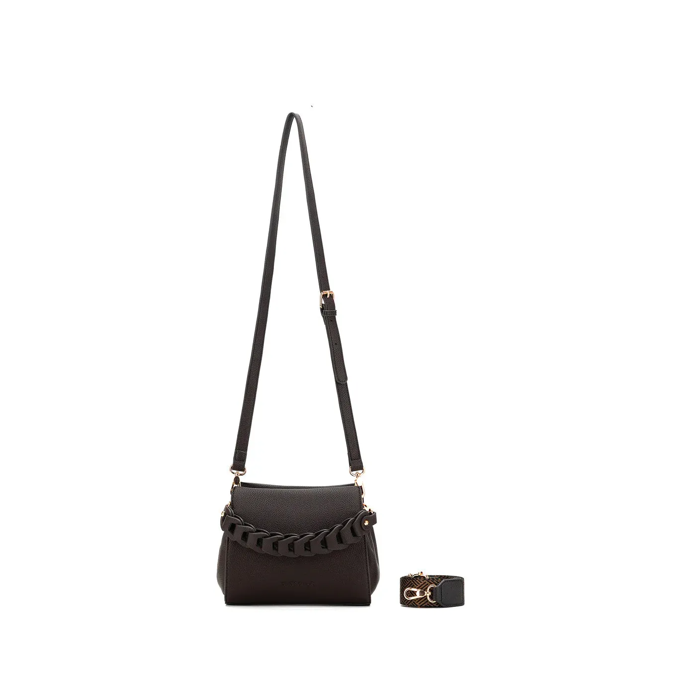 Lua Plait 3 Compartment Handbag