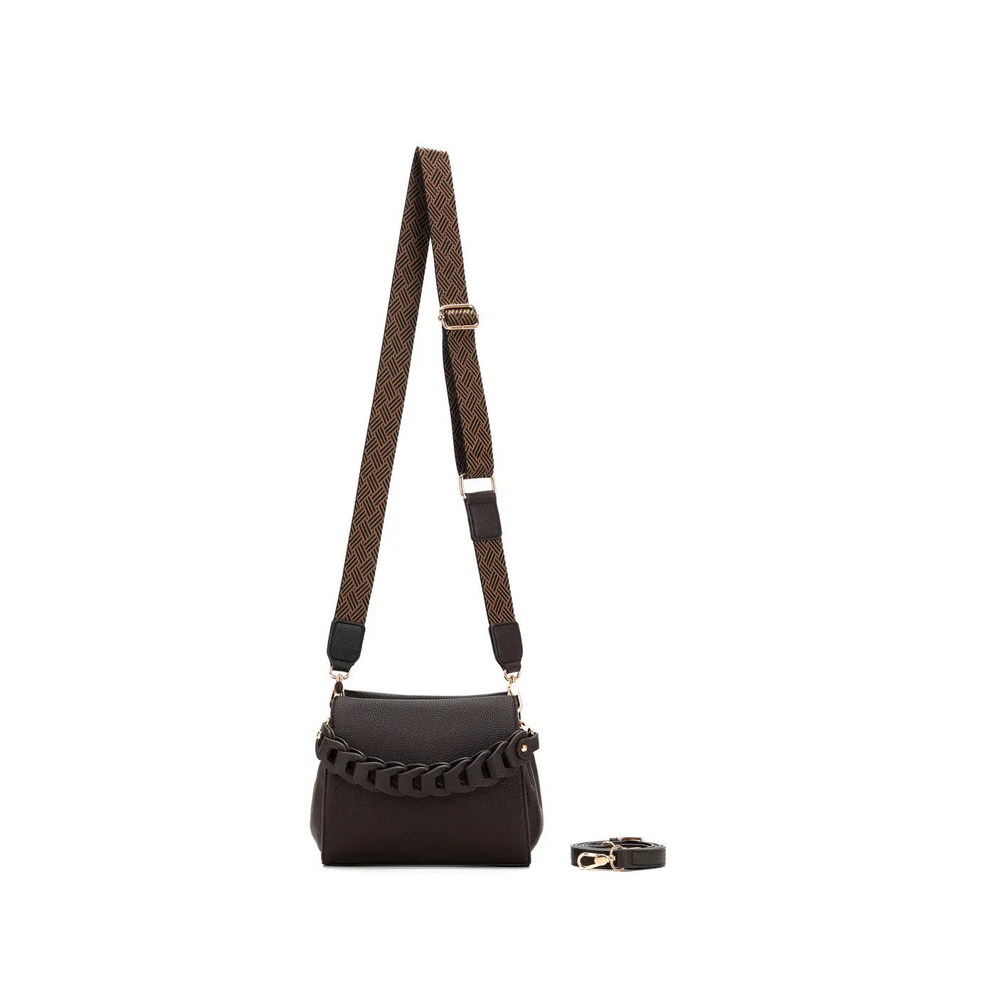 Lua Plait 3 Compartment Handbag