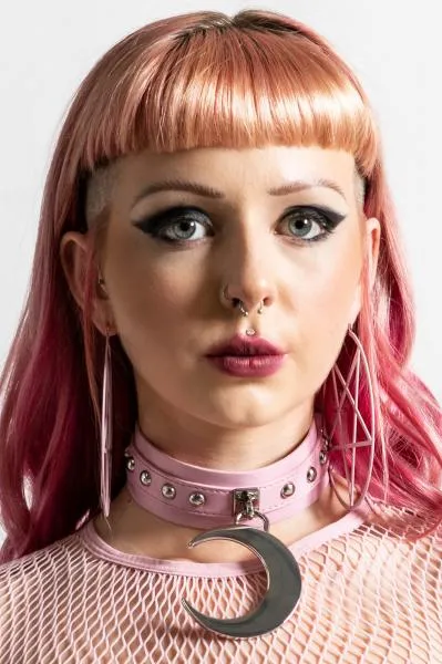 Lunar Daze Choker - Pastel Pink