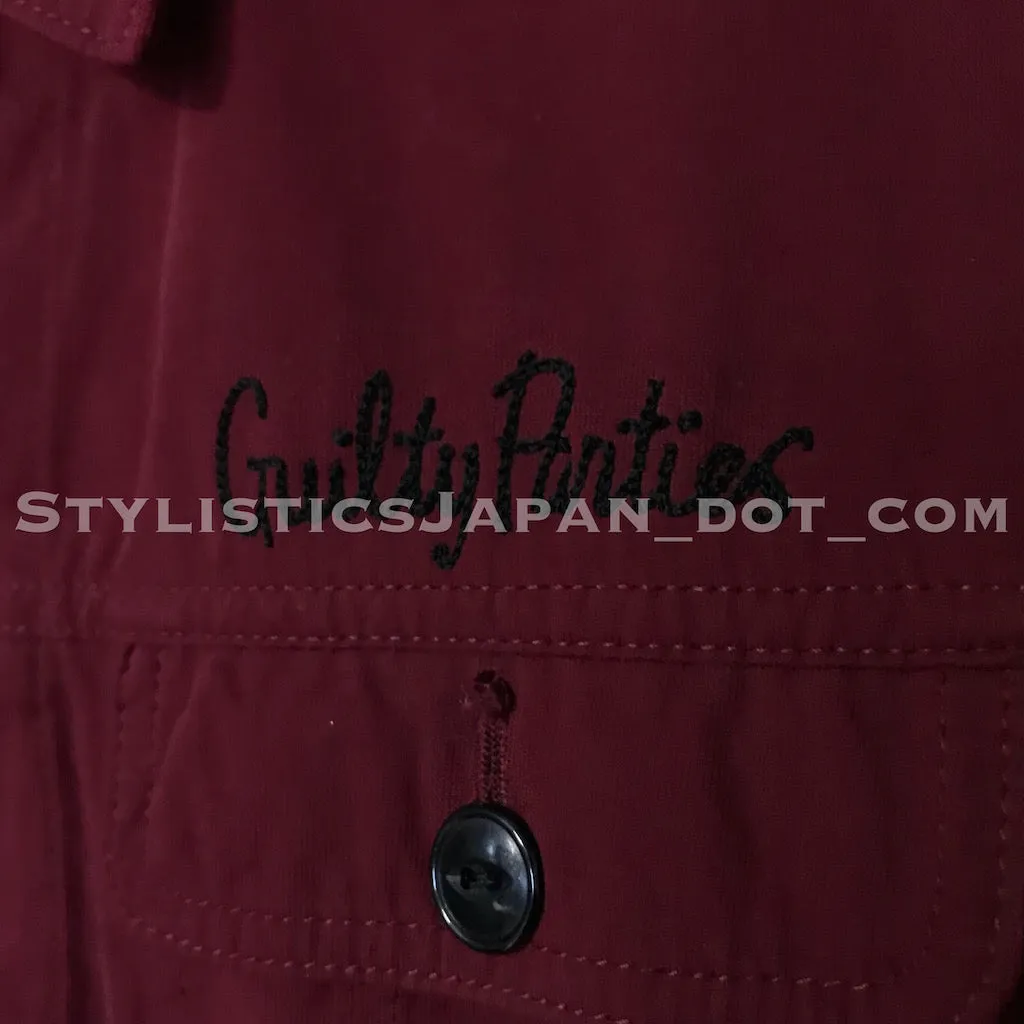 [M] Wacko Maria Guilty Parties Riders Jacket Burgundy