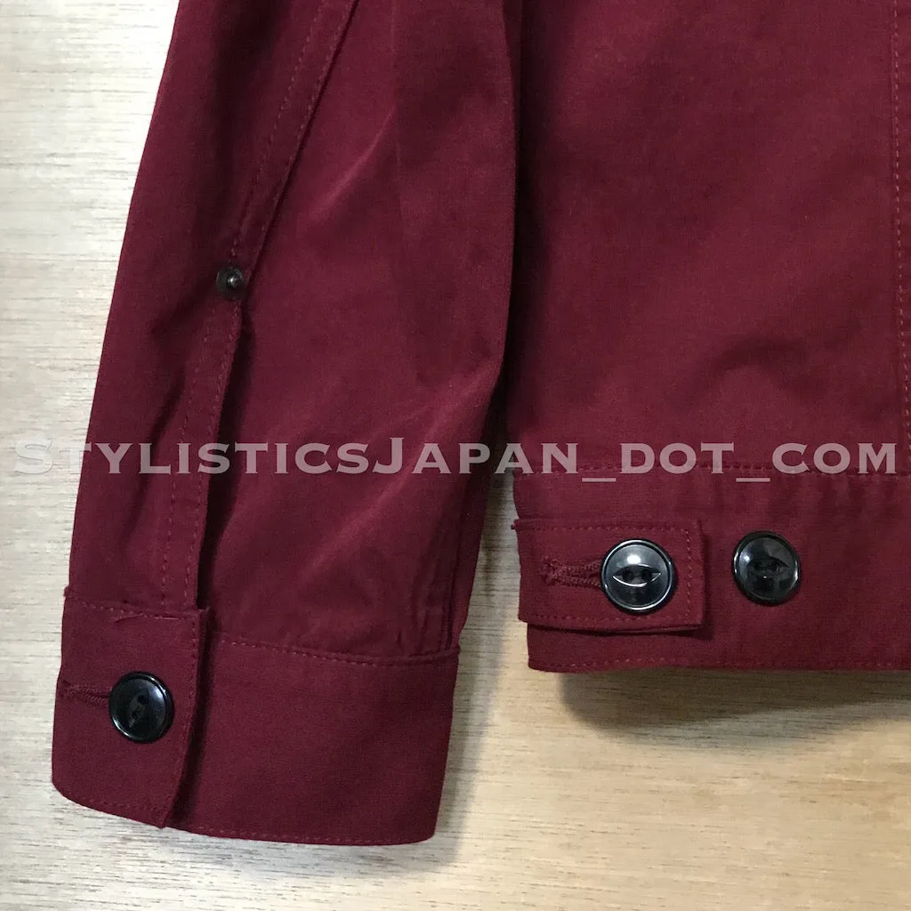 [M] Wacko Maria Guilty Parties Riders Jacket Burgundy
