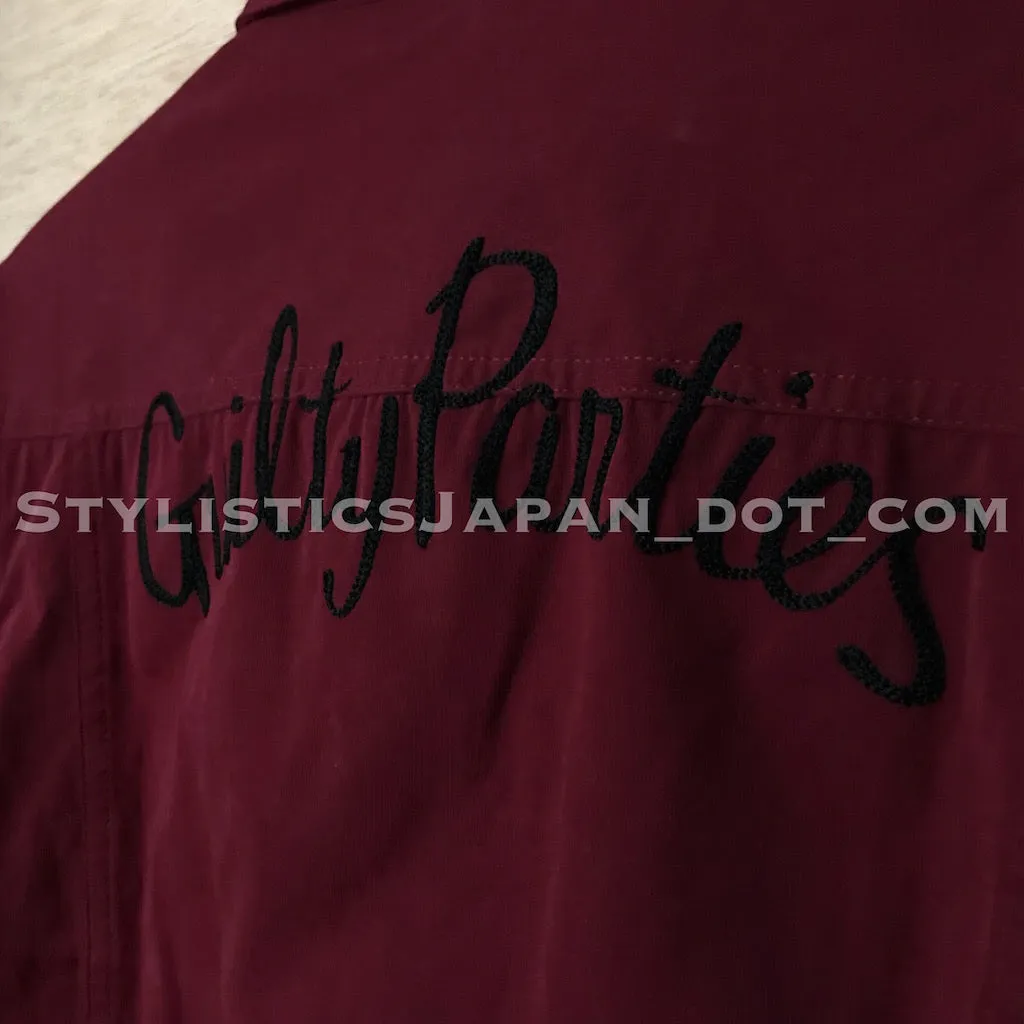 [M] Wacko Maria Guilty Parties Riders Jacket Burgundy