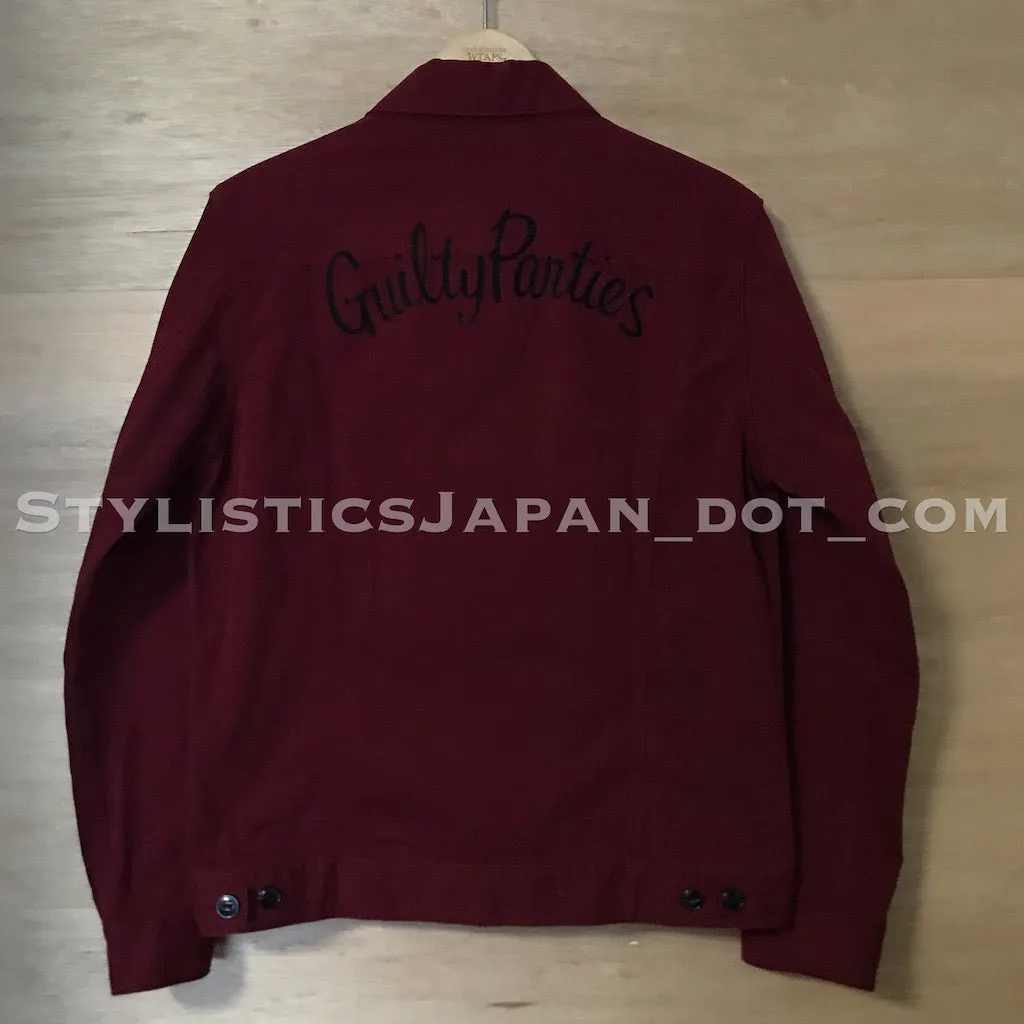 [M] Wacko Maria Guilty Parties Riders Jacket Burgundy
