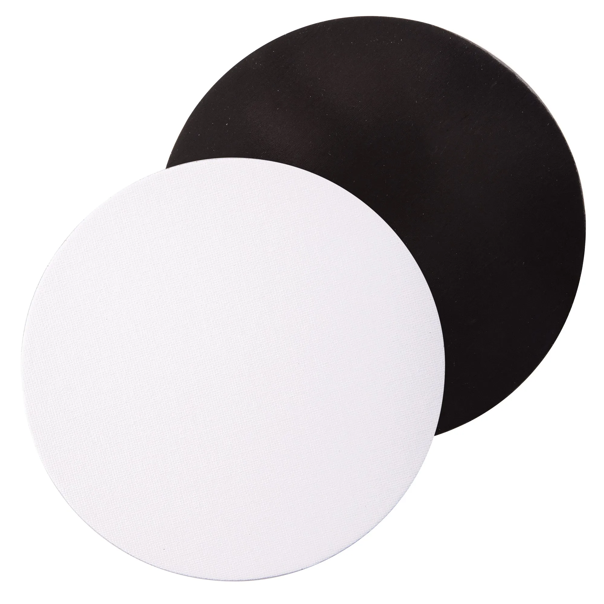 Magnetic Canvas Board Round Pack of 4