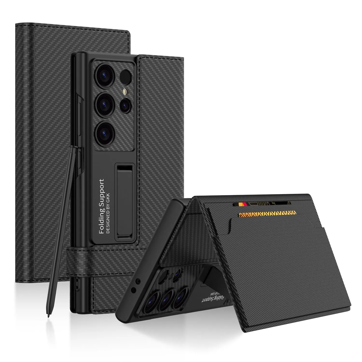 Magnetic Leather Cardhold Phone Case For Samsung  Galaxy S23/S24 Series
