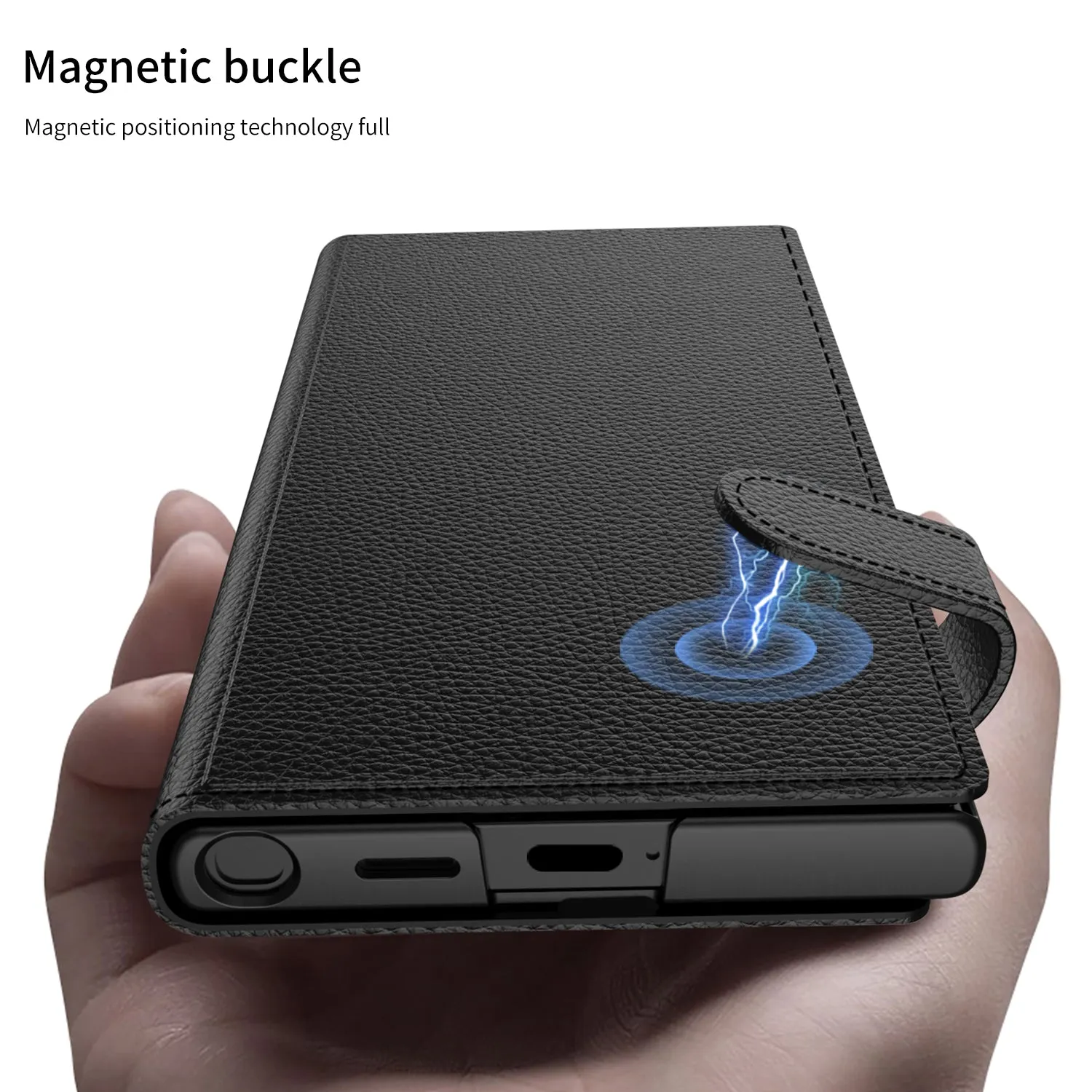 Magnetic Leather Cardhold Phone Case For Samsung  Galaxy S23/S24 Series