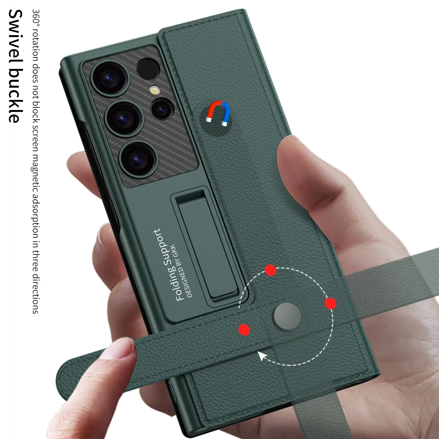 Magnetic Leather Cardhold Phone Case For Samsung  Galaxy S23/S24 Series
