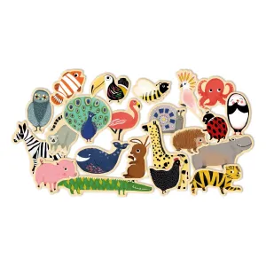 Magnimo Wooden Animal Magnets