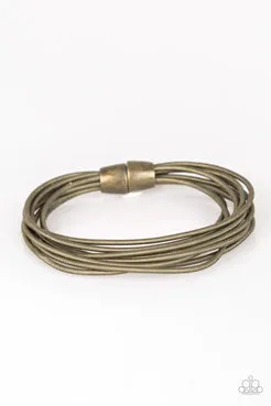 Mainstream Maverick Brass Bracelet Paparazzi