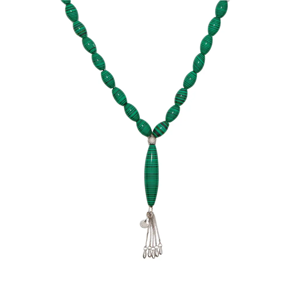 Malachite Worry Bead