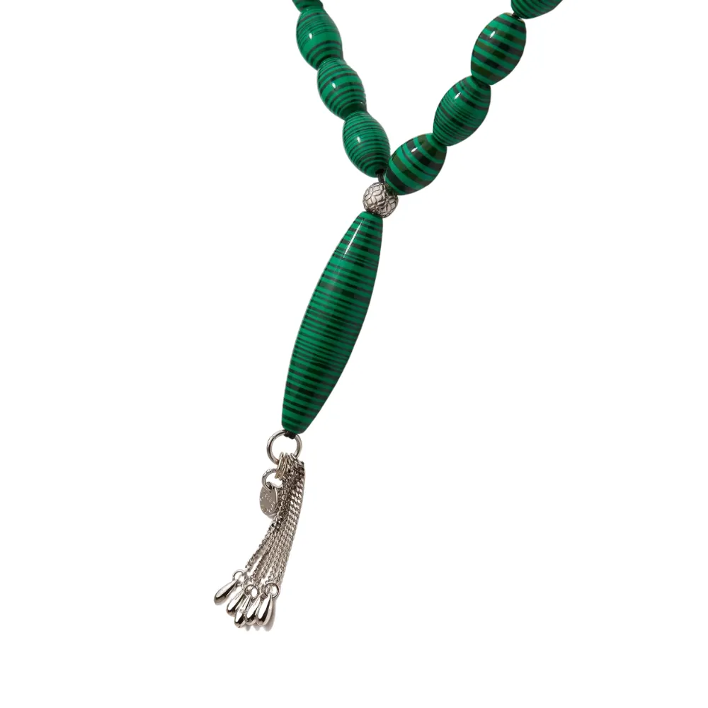 Malachite Worry Bead