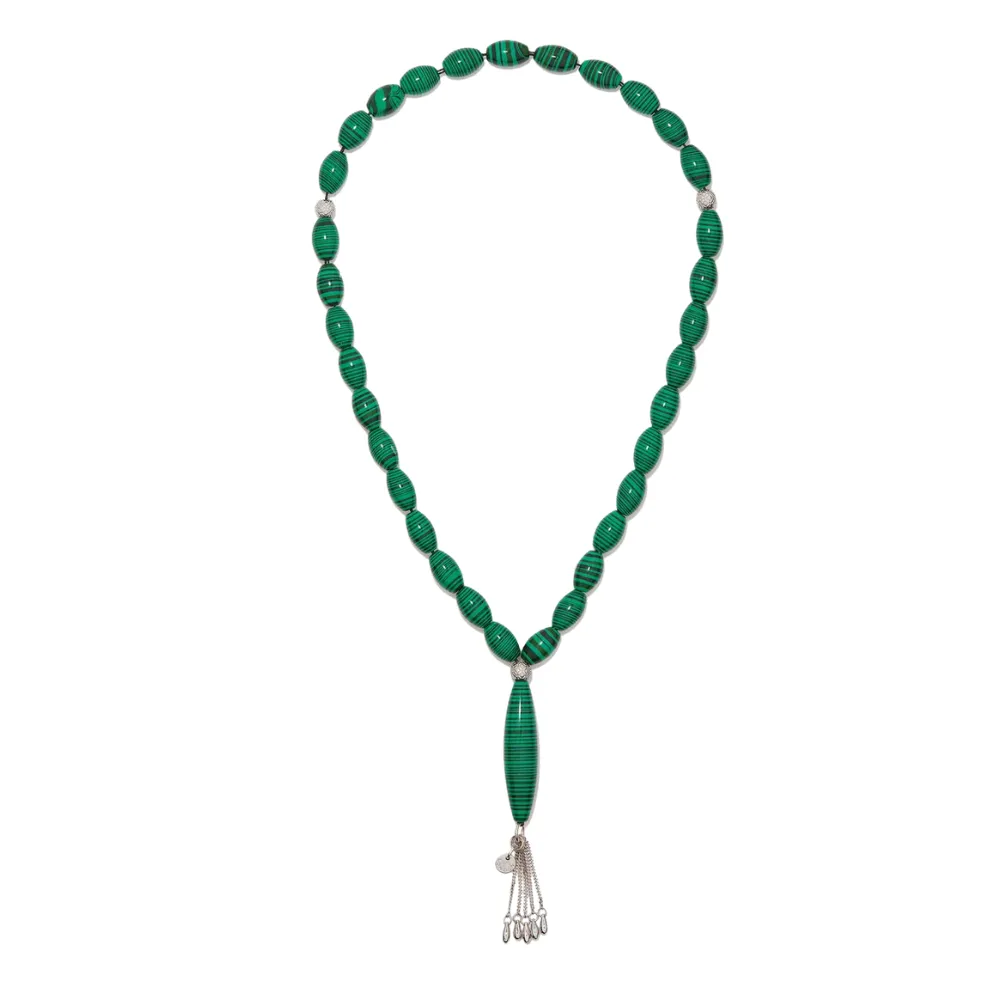Malachite Worry Bead