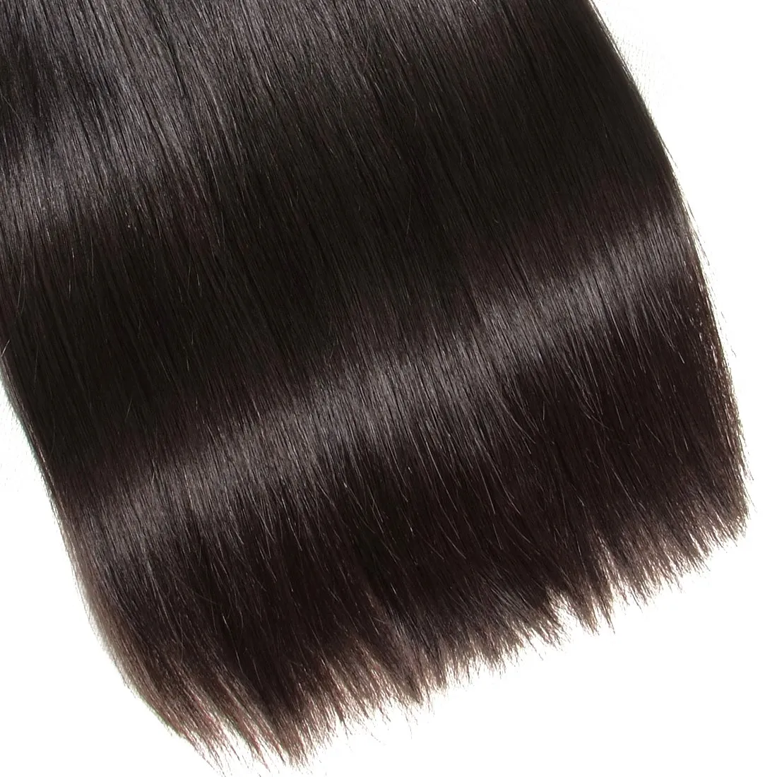 Malaysian Straight Bundles With 4×4 Closure 10A Grade 100% Human Remy Hair MYLOCKME