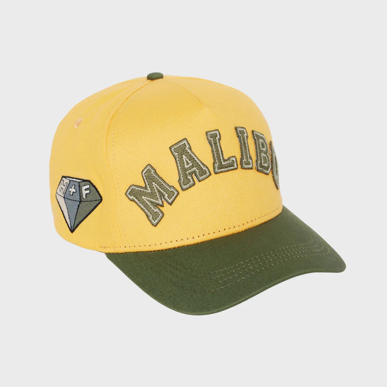 MALIBU LEATHER STRAP BACK YELLOW