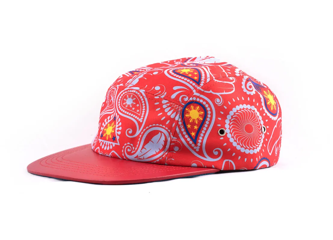 Manila thrilla paisley 5 panel hat