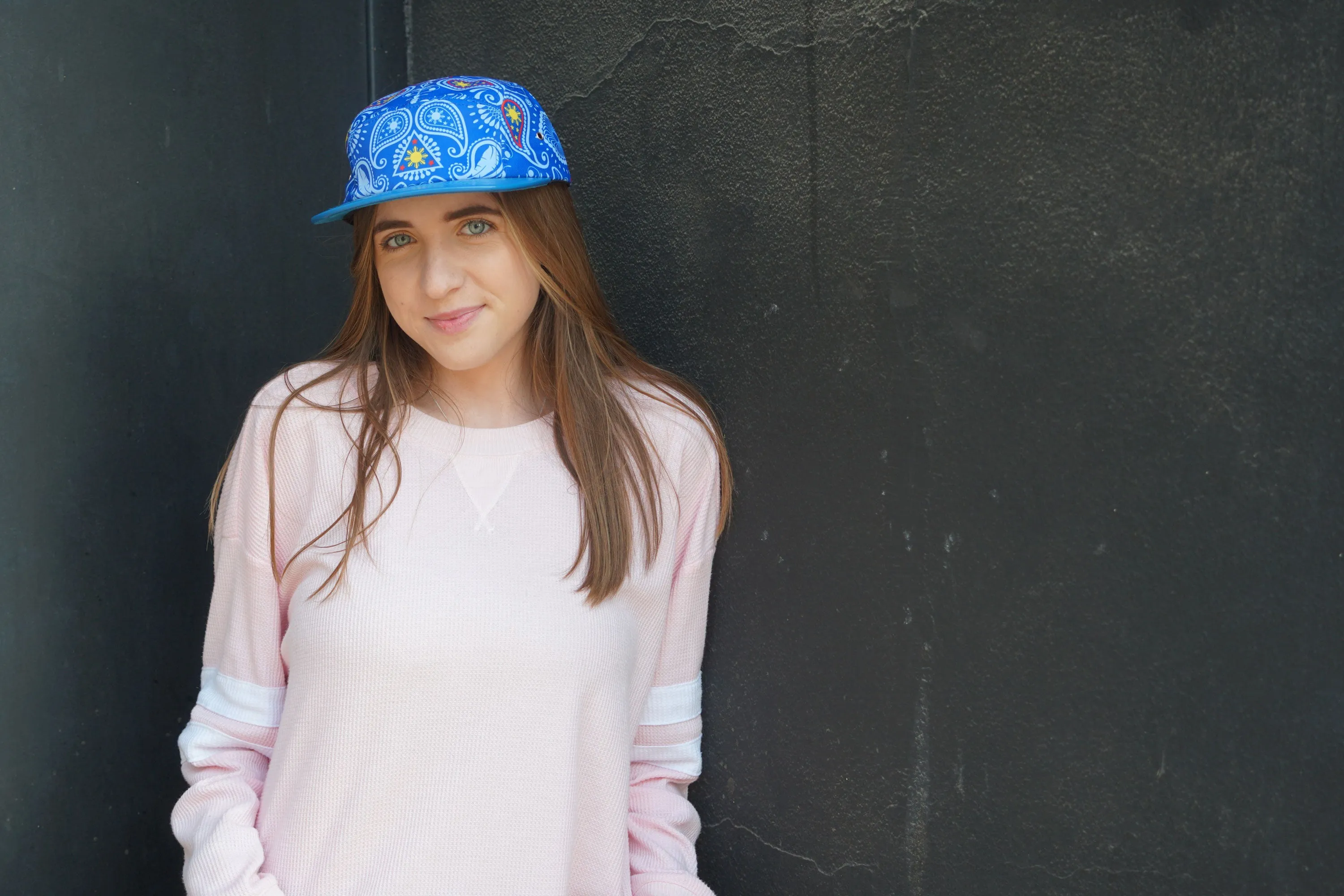 Manila thrilla paisley 5 panel hat