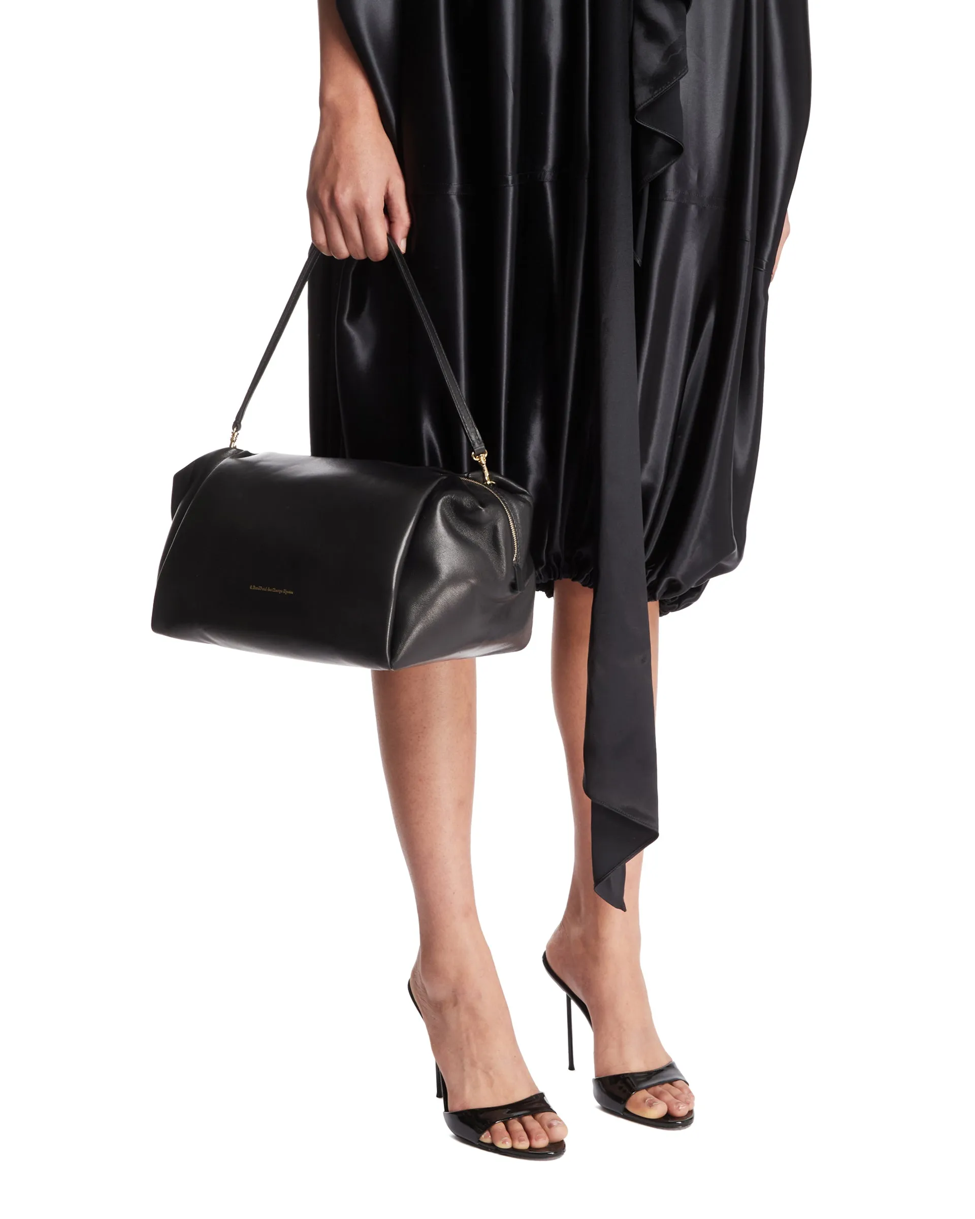 Marie Black Leather Bag