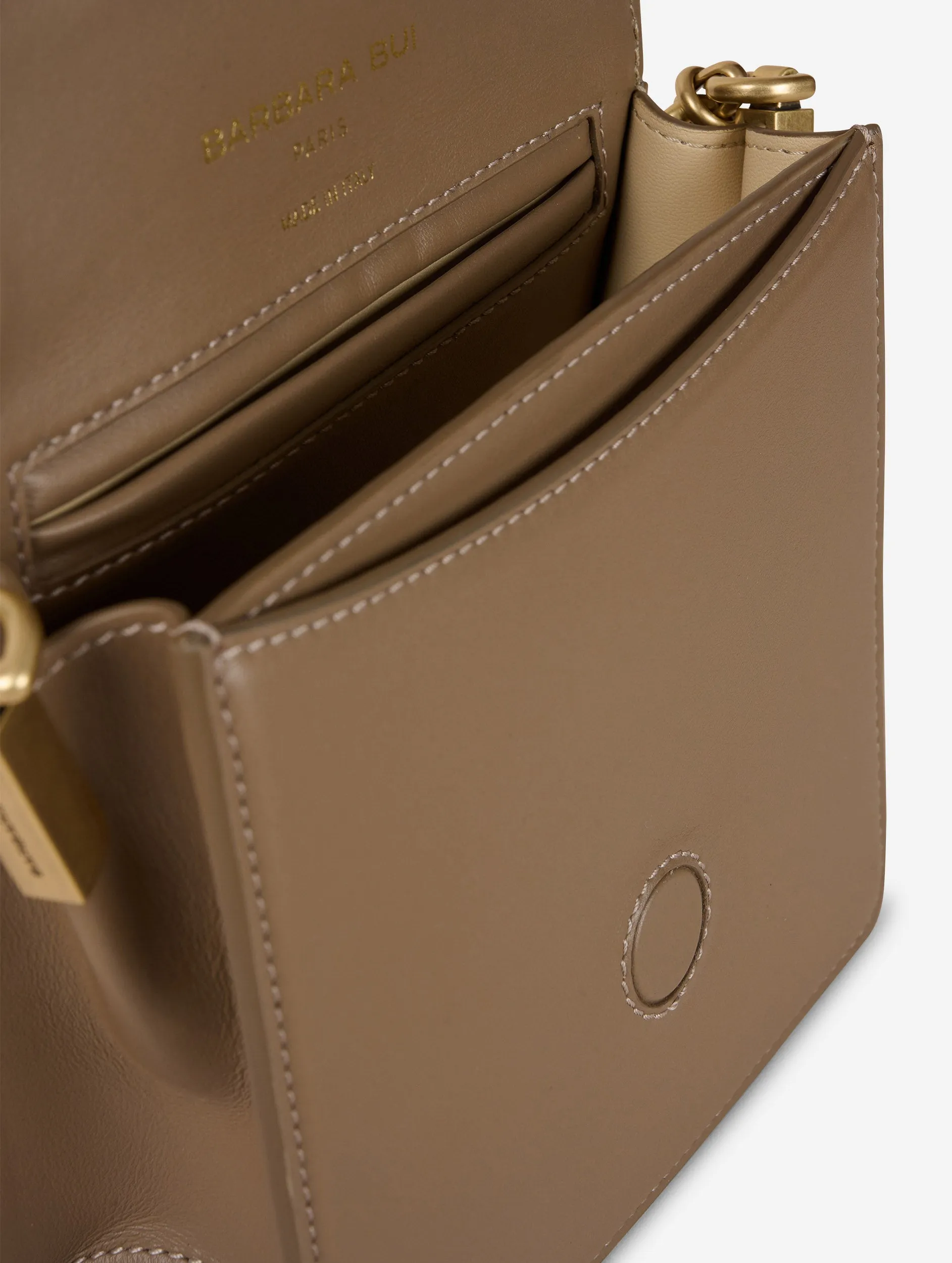Mastic leather LOVE ME bag