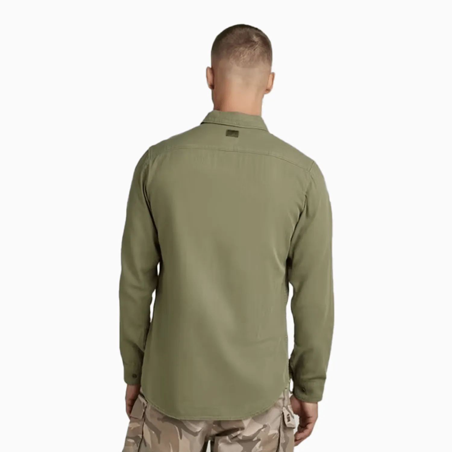 Men's Marine Slim Long Sleeved Shirt