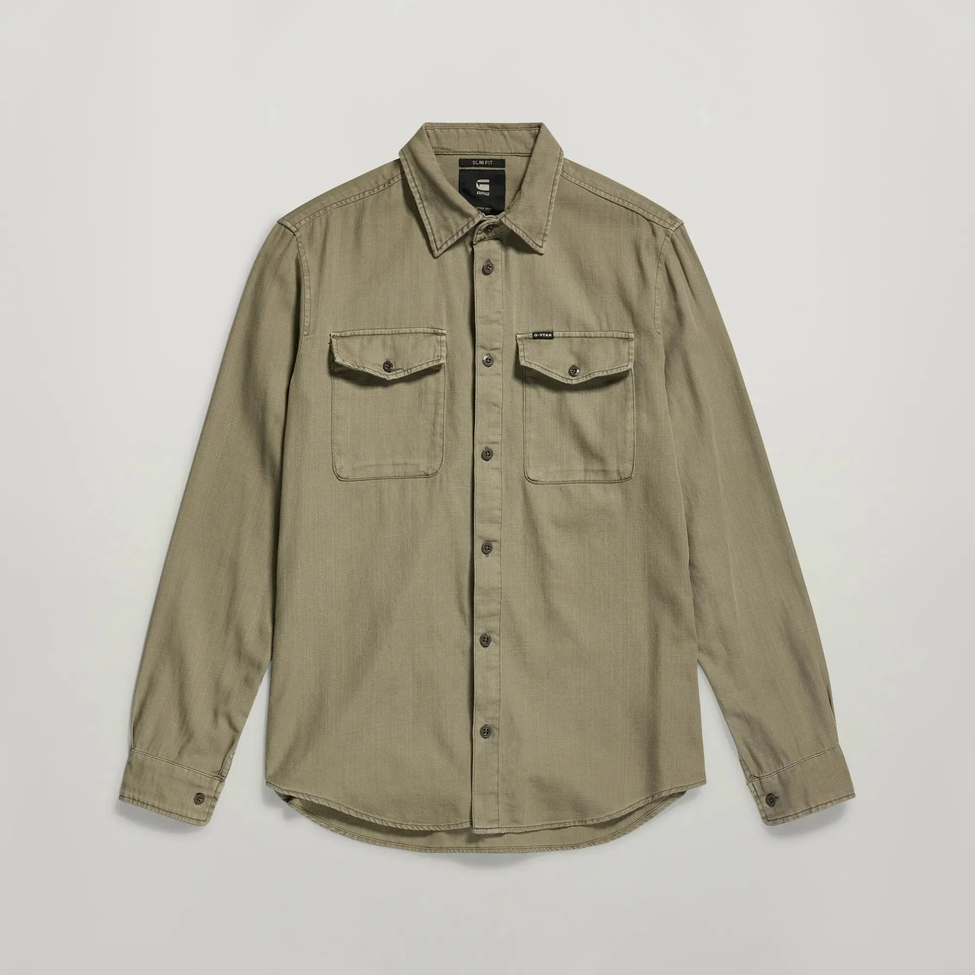 Men's Marine Slim Long Sleeved Shirt