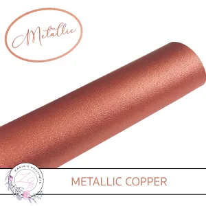 Metallic Copper • Vegan Faux Leather