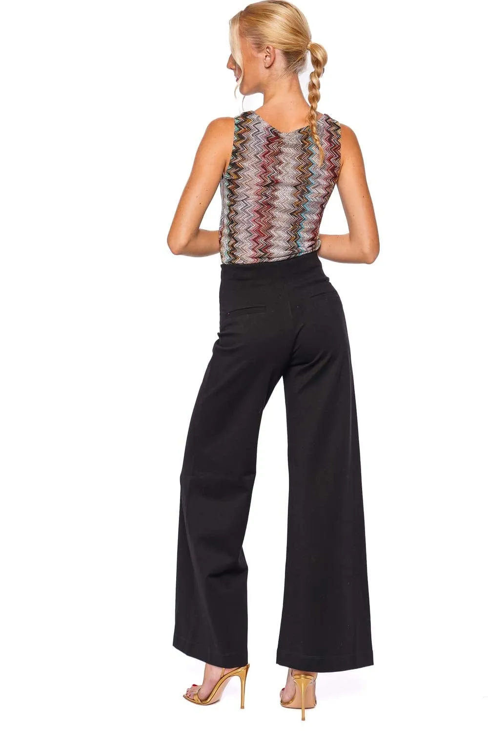 Metallic Zig Zag Tank Top