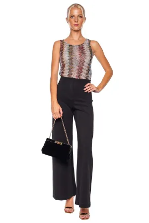 Metallic Zig Zag Tank Top