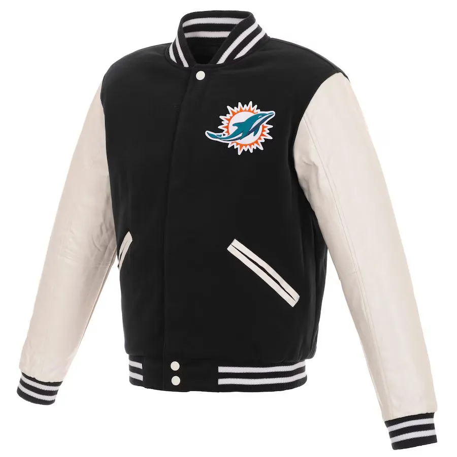 Miami Dolphins Reversible Varsity Jacket